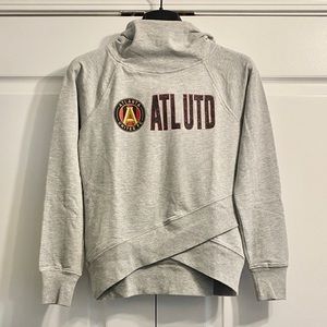 Atlanta United Outerstuff Youth Cowl Neck Hoodie Size M EUC